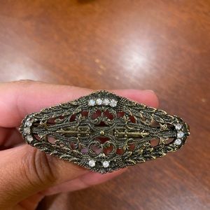 Bronze 3 finger hole ring